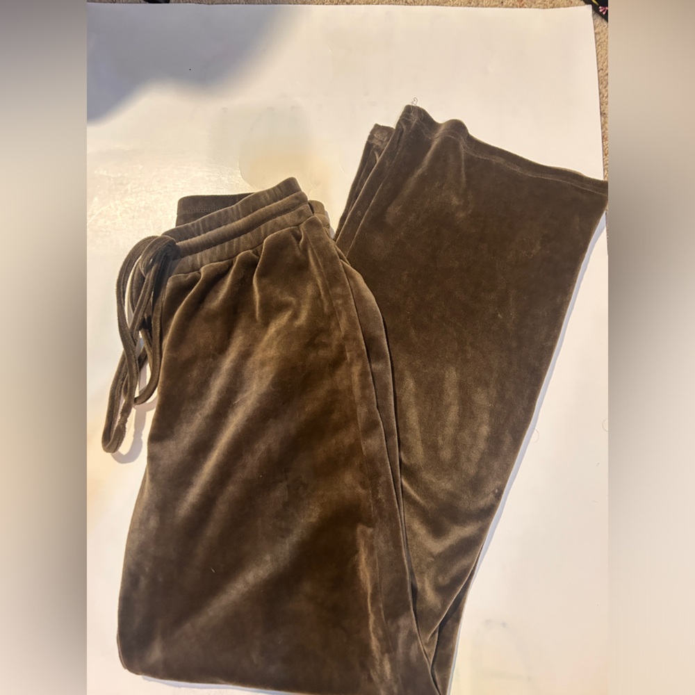 Brown track suit
